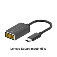 Adaptador de Corriente PD de 65W 2026, Convertidor de Conector Hembra a USB-C Macho para Laptop, Cable 5V/9V/20V