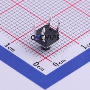 TC-1109-B-D Tactile Switch Through hole-4P,4.5x4.5mm Switch Single Pole Single Throw Round Button 1.6N Through Hole - Product Image 2