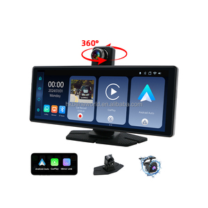 Xách tay 10.26 inch Carplay màn hình cảm ứng 4K 1080p bảng điều khiển Dash máy ảnh <span class=keywords><strong>Linux</strong></span> đa phương tiện Máy nghe nhạc sao lưu máy ảnh không dây Carplay - Product Image 2