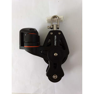 Master BP-0621FE Single Wheel 60mm Wheel Diameter 12mm Wire Diameter Rotating/Cord Bearing <b>Pulley</b> Marine Hardware - Product Image 5