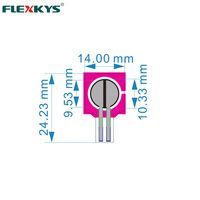 50kg 200kg 300kg FSR301 Miniature bouton cellule de charge de compression de capteur de force