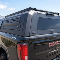Capot de camping-car en alliage d'aluminium/acier pour GWM Dodge Ram Ranger Tacoma BYD Shark, étanche, verrouillable, sans perçage, ajustement personnalisé