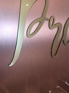 Présentoir mural personnalisé couleur Champagne, pour mariage, en acrylique Rose, or - Product Image 5