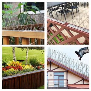 Bandes de <span class=keywords><strong>pigeon</strong></span> <span class=keywords><strong>anti</strong></span>-oiseau en acier inoxydable Petits pigeons <span class=keywords><strong>anti</strong></span> oiseaux Arrêt de clôture Nid de pigeons - Product Image 6