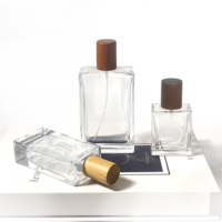 Boîte d'emballage de cosmétiques de style ins Bouteille vide de parfum Bouteille d'huile d'olive de 30ml 50ml 100ml Vaporisateur de verre Bouteilles de parfum de luxe