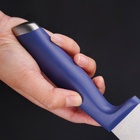 Couteau de Chef Unique en Acier, Lames en Acier Inoxydable 3CR13, Ambidextre, Finition Polie Haute Brillance, 12 Pouces+, Manches ABS/PP JYTD10169