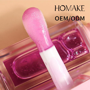 Biểu tượng tùy chỉnh màu Hồng ống vuông ánh sáng lung linh môi dầu khoáng chất lỏng môi trang điểm nhãn hiệu riêng không thấm nước son bóng - Product Image 4