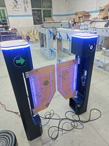 Barrière tourniquet intelligente en acier inoxydable 304 avec système de contrôle d'accès par carte RFID pour immeuble de bureaux, salle de sport, supermarché - Product Image 3