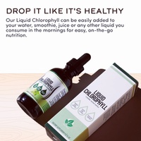Gouttes de chlorophylle liquide : Énergie et soutien immunitaire, multivitamines, gestion du poids, détoxification, purification naturelle
