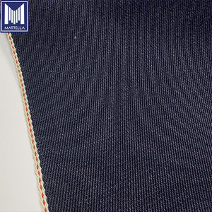 33Oz Siêu Nặng Nhật Bản Nguyên Liệu Denim Vải Tùy Chỉnh Indigo Warp Sẽ Phai Dệt Kỹ Thuật Cổ Điển Thẳng Cắt Jeans Twill Mô Hình - Product Image 3