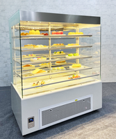 Vitrine réfrigérée pour gâteaux, destinée aux restaurants commerciaux.