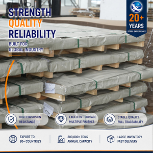 Factory Price 301 Anti Fingerprint 6.0mm x 1500mm 4'x8' JIS G4305 Stainless Steel Sheet for HVAC System - Product Image 1