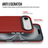 Vente en gros Triangle Retour Design Double Couche TPU PC Anti-chute Hybride Téléphone Portable Coques pour iPhone 17 Air 17 Pro Max 16 15 14 13
