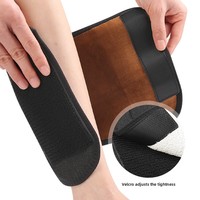 Manchon de soutien de cheville unisexe chaud pour l'hiver, doublure polaire en polyester, respirant, épaissi, enveloppant, élastique, protection thermique douce pour l'extérieur