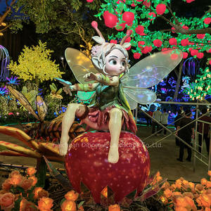 Fada Animatronic surpreendente da estátua das flores para o parque fantasia - Product Image 3