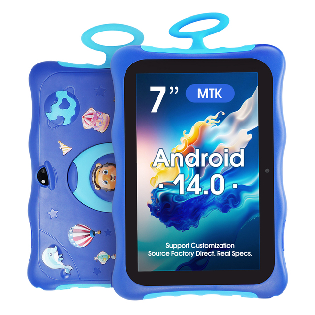 Best Selling Android Tablet 7" HD Display MTK Quad Core Wi-Fi New for Learning & Games Kids