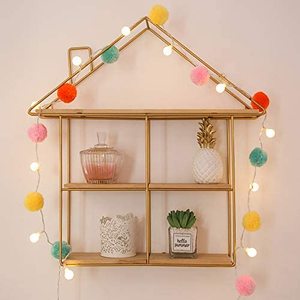 Hairy Ball <strong>Pom</strong> <strong>Pom</strong> Christmas Indoor Fairy <strong>String</strong> <strong>Lights</strong> Decoration Girls Bedroom Wedding Party Holiday <strong>Lights</strong> - Product Image 4