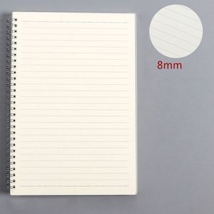 Wj6877 Customized Wholesale A6/A5/B5 Horizontal/Grid/<b>Blank</b> Inner Frosted Transparent Pp Coil <b>Notebook</b> - Product Image 5