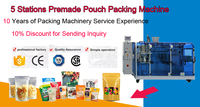 Machine d'emballage automatique multifonctionnelle pour emballage de pâte de poudre de granule horizontale, remplissage, pesage de sacs à fermeture éclair, pochette préfabriquée