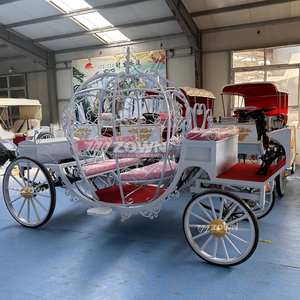 New Electric Factory Price Pumpkin Horse Carts Wedding Cinderella Royal Carriage for Princess - Product Image 6