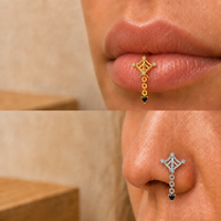 ZUOLA Ensemble de bijoux de piercing saisonnier Halloween pour oreille, cartilage, nez, lèvre, plaqué or 18 carats, zircon 5A, vente en gros