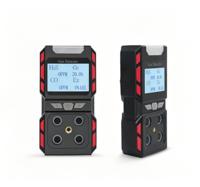 Détecteur de gaz professionnel MP400, moniteur de gaz CO H2S O2 LEL, compteur de gaz combustible rechargeable, détecteur de gaz multi 4 en 1