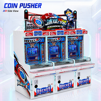 Machine à poussoir de pièces de monnaie, prix usine, machines de jeux d'arcade, jeux à monnayeur, prise en charge 3 joueurs, version anglaise, pour FEC