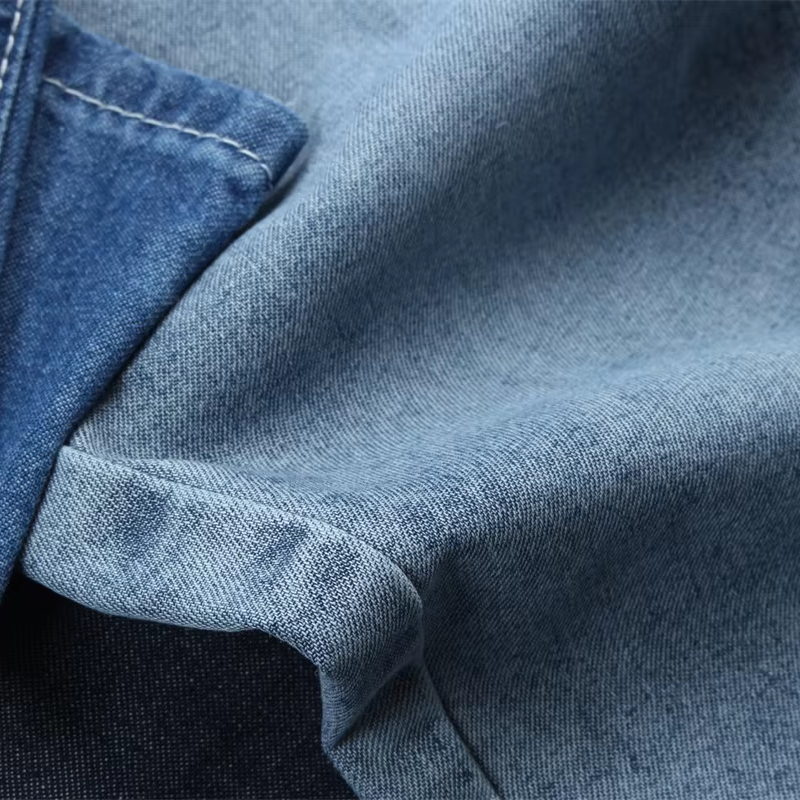 New Fashion Trend Recycling Cotton Denim Fabric 100% Recycling Cotton 7 OZ Eco-friendly