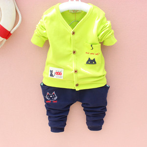 Ensemble de vêtements pour garçons, cardigans et pantalons, vêtements pour enfants, pour les distributeurs - Product Image 3