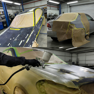 Adhésif acrylique vert simple face, imperméable, auto-adhésif, avec papier kraft pour usage de masquage - Product Image 6