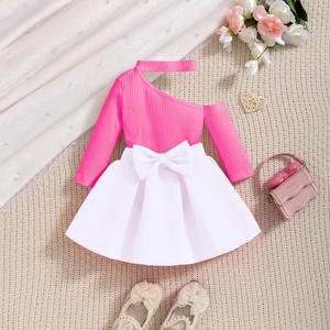 Hochwertiges Kinder-Set: Weste, Rock und Mantel, 2-teilig, Lässiges Winter-Schneemädchen-Kleid mit Warmer Jacke für Kinder - Product Image 3