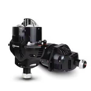 JHS Super potencia 120W 3 pulgadas <span class=keywords><strong>Bi</strong></span> LED proyector lente aluminio Hi Lo Beam faro antiniebla K202 faros LED para coche universal - Product Image 2