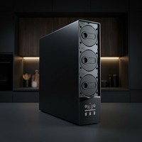Purificateur d'eau RO à 3 étages à débit élevé, filtre à osmose inverse avec surveillance TDS et affichage de la durée de vie du filtre pour usage domestique