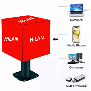 Pantalla de <span class=keywords><strong>cubo</strong></span> <span class=keywords><strong>Rubik</strong></span> LED 8K a todo color resistente al agua para exteriores con tecnología legible con luz solar para publicidad - Product Image 3
