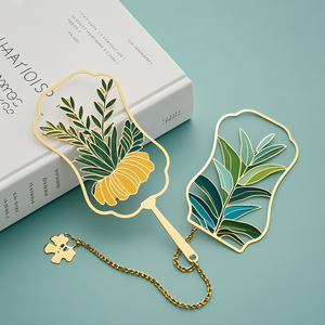 Exquisite Custom Gold Plated Metal <b>Bookmarks</b> with Tassel for Elegant Reading Gifts - Product Image 3