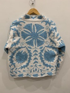 TNT <b>Velvet</b> Suzani Hand Embroidered <b>Jacket</b> Coat Winter Boho <b>Jacket</b> Hand Embroidery <b>Jacket</b> for <b>Women</b> Gift For Her Short Coat - Product Image 5