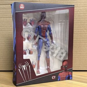 Nuevos Juguetes Mafex 001 Peter Parker Increíble Figura de Anime de Spider-Man CT Spiderman en PVC Andrew para Garfield - Product Image 4