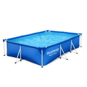 <span class=keywords><strong>Bestway</strong></span>-PISCINA <span class=keywords><strong>rectangular</strong></span> para niños, 56404, metral, para exteriores - Product Image 2