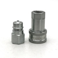 Accouplement rapide hydraulique à déconnexion rapide, coupleur d'huile, type ISOA