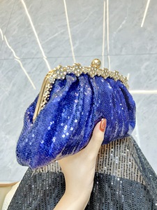 New Cross-border PU Clutch Party <b>Handbag</b> Urban Simplicity Women's Gift Evening Bridal Bag & Chain Closure Tanjing - Product Image 2