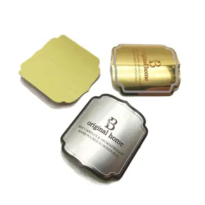 사용자 정의 알루미늄 금속 양각 디자인 병 라벨 금속 로고 향수 금속 스티커 와인 라벨