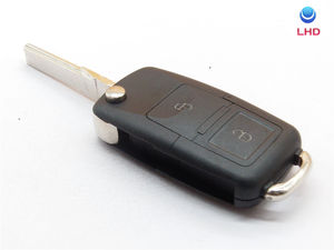 Cho Volkswagen <span class=keywords><strong>VW</strong></span> <span class=keywords><strong>Jetta</strong></span> Golf Passat Bọ Cánh Cứng Skoda ghế Polo B5 2 nút xe từ xa chính lật gấp vỏ chìa khóa trường hợp - Product Image 5
