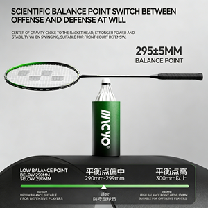 Advanced High Modulus Graphite 4U Lightweight <b>Badminton</b> Racket With Power Smash Texture And Built-In T-Joint For Indoor Match - Product Image 5