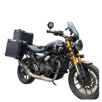 Porte-bagages arrière en acier inoxydable M-Biker pour moto Speed 400, bagages et sacoches