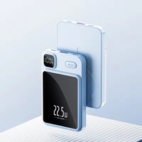 Nouvelles Idées de Produits Mini Petit Portable PD22.5W Magnétique Powerbank Chargeur Rapide Pack de Charge Power Bank 5000mAh 10000Mah