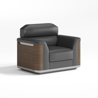 Ensemble de canapés de bureau modernes et luxueux 1+1+3, canapé modulaire sectionnel pour appartement et usage scolaire