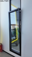 Ventana Abatible y Giratoria de Aluminio con Aislamiento Acústico y Térmico, Doble Acristalamiento Low-E, Ventana de Seguridad Residencial