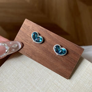 moissanite earrings 925 sterling silver aretes de lunares oro pendientes hombre sterling silver 925 jewellery earrings - Product Image 1