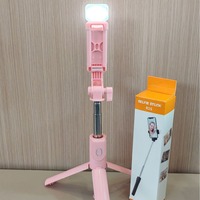 Vente en gros Trépieds pour Smartphone Trépied pour perche à selfie sans fil avec lumière d'appoint