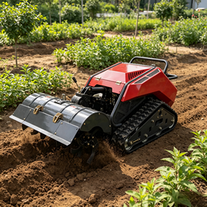 Envío Gratis Potente Tractor Oruga Autopropulsado Cortacésped de Giro Cero con Rotocultivador y Accesorios para Desmalezado 800Y/1000Y Rem - Product Image 6